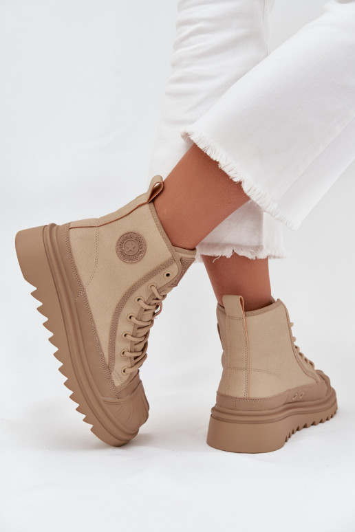 scarpe per il tempo libero con suola Femminile riscaldamento Big Star OO274A356 beige scarpe per il tempo libero con suola Femminile riscaldamento Big Star OO274A356 beige