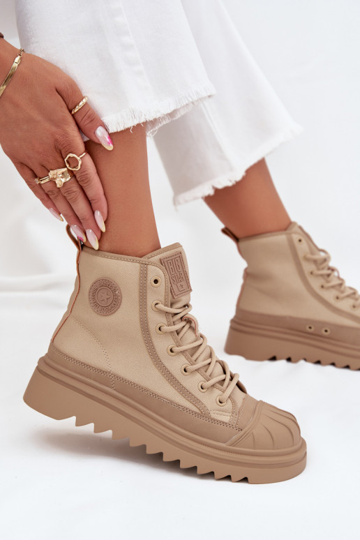 scarpe per il tempo libero con suola Femminile riscaldamento Big Star OO274A356 beige scarpe per il tempo libero con suola Femminile riscaldamento Big Star OO274A356 beige