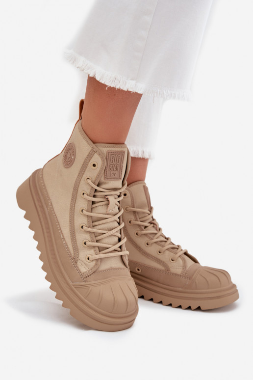 scarpe per il tempo libero con suola Femminile riscaldamento Big Star OO274A356 beige scarpe per il tempo libero con suola Femminile riscaldamento Big Star OO274A356 beige