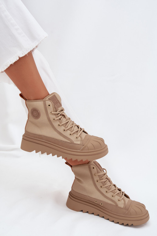 scarpe per il tempo libero con suola Femminile riscaldamento Big Star OO274A356 beige scarpe per il tempo libero con suola Femminile riscaldamento Big Star OO274A356 beige