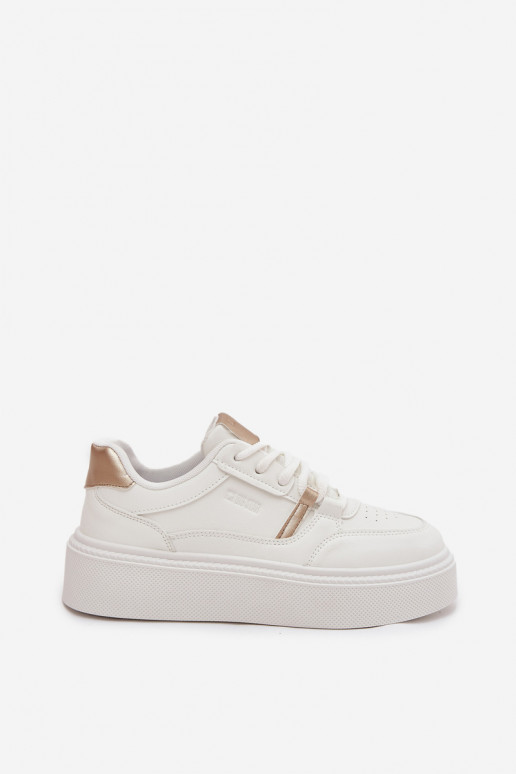 Femminile Scarpe modello sneakers con una piattaforma Big Star SS274359 Colore bianco