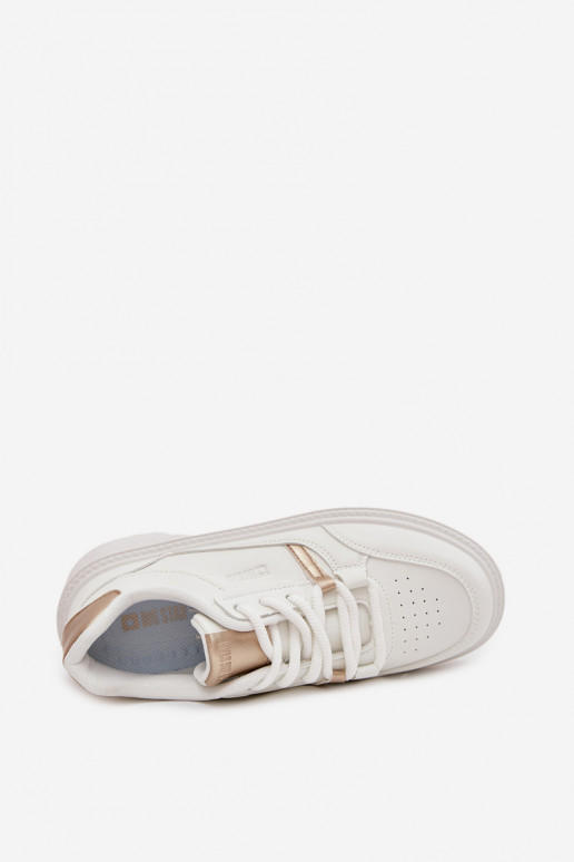 Femminile Scarpe modello sneakers con una piattaforma Big Star SS274359 Colore bianco