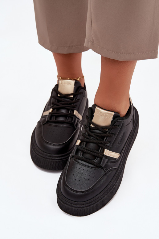 Femminile Scarpe modello sneakers con una piattaforma Big Star SS274360 colore nero