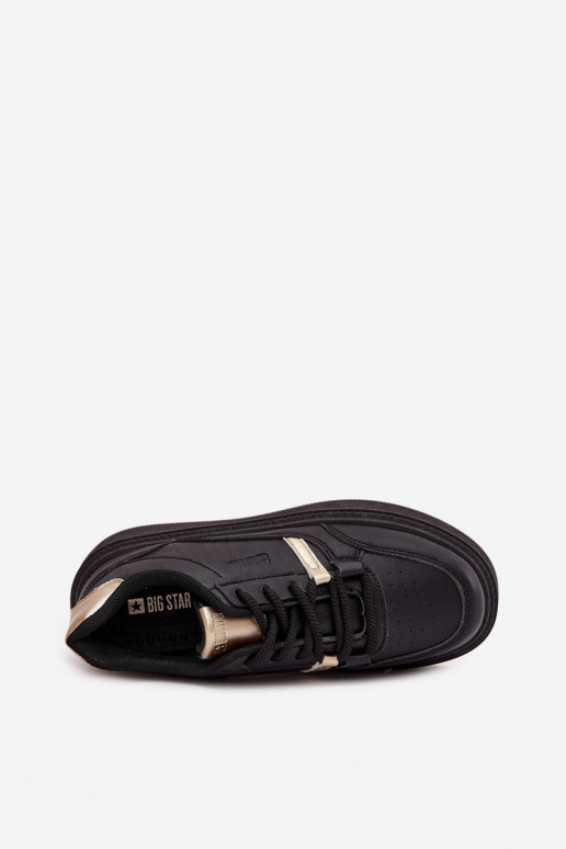 Femminile Scarpe modello sneakers con una piattaforma Big Star SS274360 colore nero