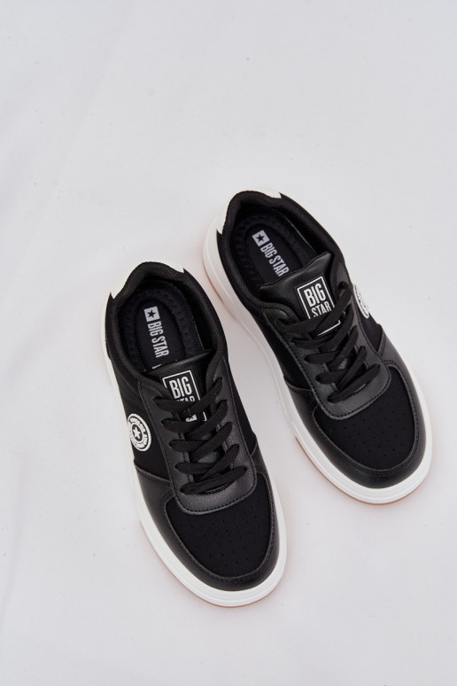 Scarpe modello sneakers Femminile con una piattaforma Big Star RR274573 HI-POLY SYSTEM colore nero
