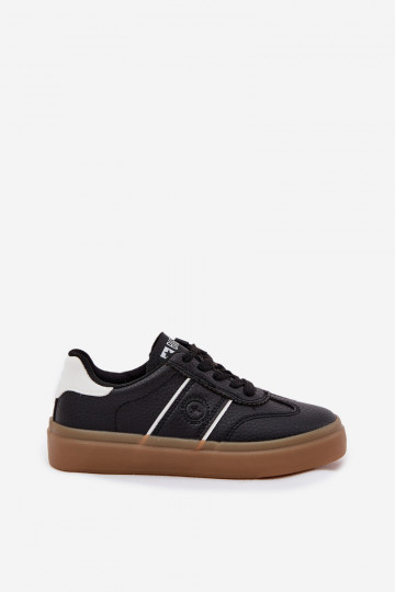 Scarpe per bambini nere stile sneakers Big Star SS374025 2