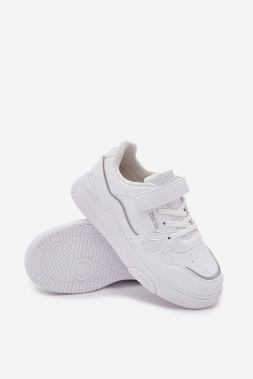 Scarpe modello sneakers Infantile con chiusure adesive Big Star SS374042 Colore bianco