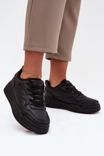 Scarpe modello sneakers Femminile con una piattaforma Big Star SS274589 HI-POLY SYSTEM colore nero 2