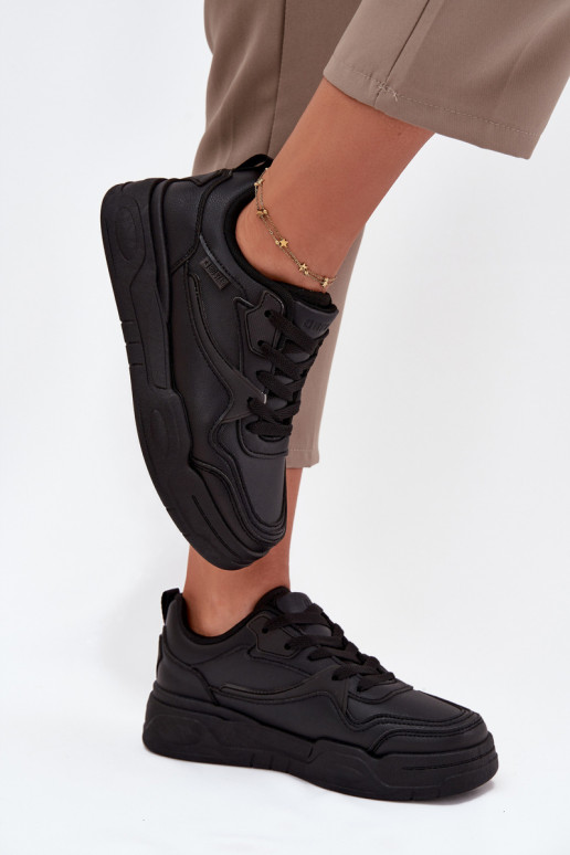 Scarpe modello sneakers Femminile con una piattaforma Big Star SS274589 HI-POLY SYSTEM colore nero