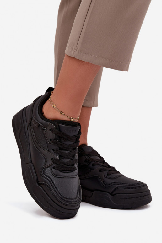 Scarpe modello sneakers Femminile con una piattaforma Big Star SS274589 HI-POLY SYSTEM colore nero