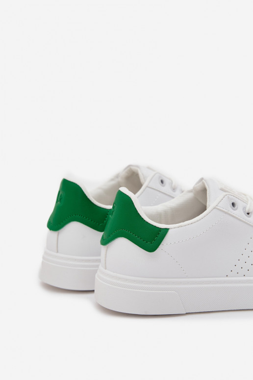 scarpe casual Scarpe modello sneakers Deveschio in ecopelle Big Star OO174116 Bianco-colore verde