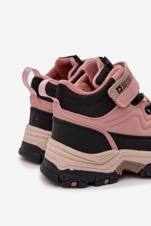 scarpe Stivali da neve Infantile con chiusure adesive Big Star SS374011 colore rosa scarpe Stivali da neve Infantile con chiusure adesive Big Star SS374011 colore rosa