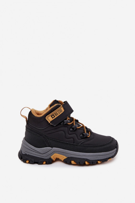 scarpe Stivali da neve Infantile con chiusure adesive Big Star SS374013 colore nero