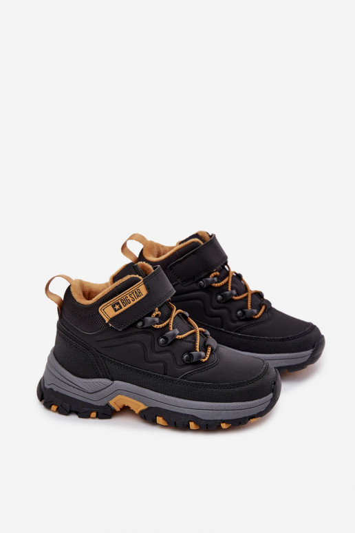 scarpe Stivali da neve Infantile con chiusure adesive Big Star SS374013 colore nero