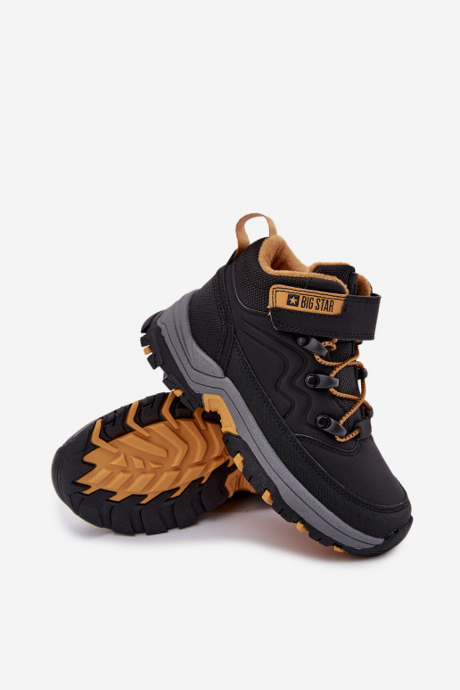 scarpe Stivali da neve Infantile con chiusure adesive Big Star SS374013 colore nero