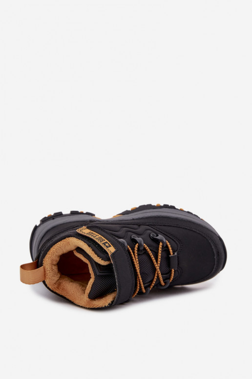 scarpe Stivali da neve Infantile con chiusure adesive Big Star SS374013 colore nero
