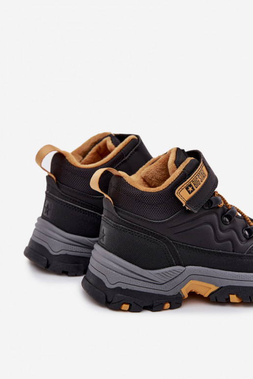 scarpe Stivali da neve Infantile con chiusure adesive Big Star SS374013 colore nero