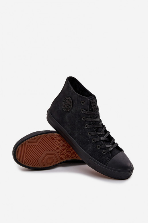 Scarpe casual da uomo riscaldamento in ecopelle Big Star OO174247 HI-POLY SYSTEM colore nero