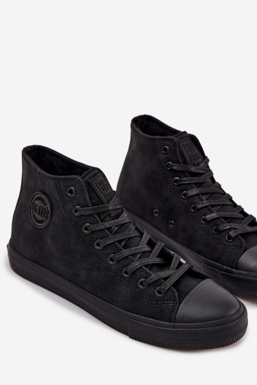 Scarpe casual da uomo riscaldamento in ecopelle Big Star OO174247 HI-POLY SYSTEM colore nero