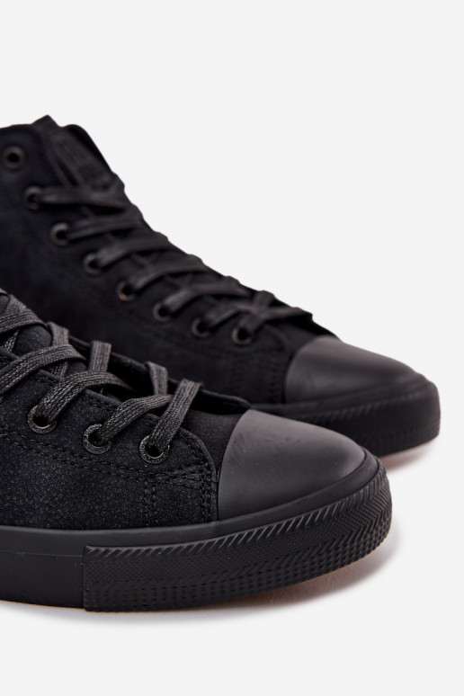 Scarpe casual da uomo riscaldamento in ecopelle Big Star OO174247 HI-POLY SYSTEM colore nero