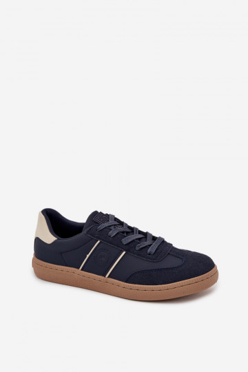 Scarpe sportive basse da uomo blu scuro "Big Star SS174079"