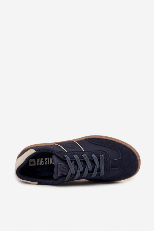 Basso Scarpe modello sneakers Deveschio Big Star SS174079 blu scuro