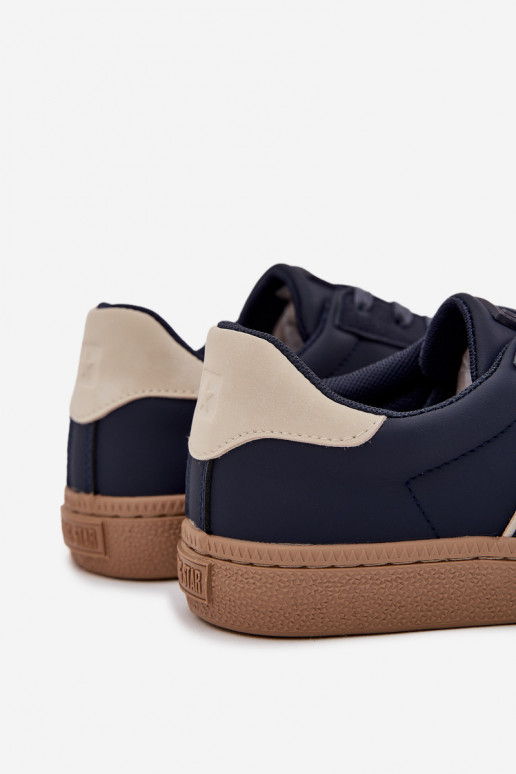 Basso Scarpe modello sneakers Deveschio Big Star SS174079 blu scuro