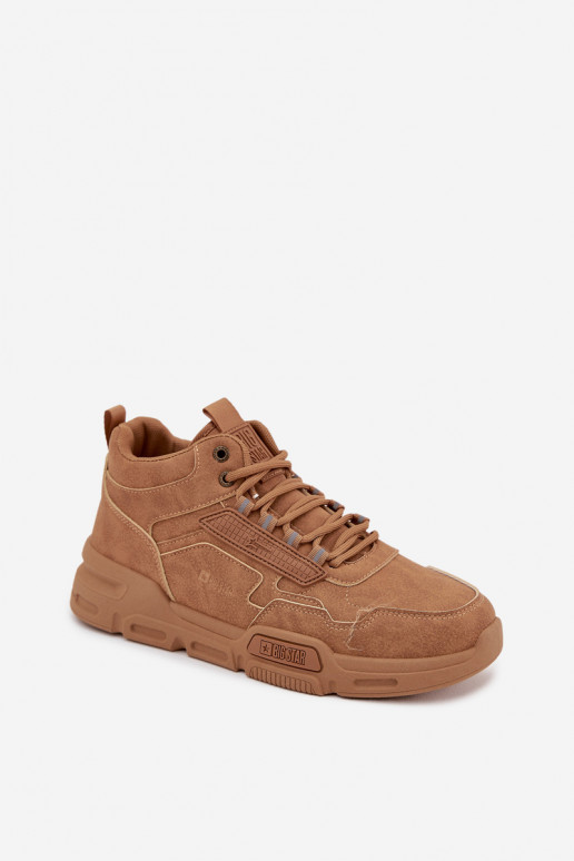 Scarpe modello sneakers Deveschio Big Star SS174281 HI-POLY SYSTEM colore marrone