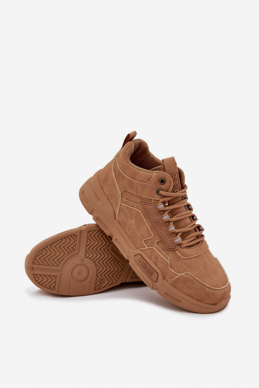 Scarpe modello sneakers Deveschio Big Star SS174281 HI-POLY SYSTEM colore marrone