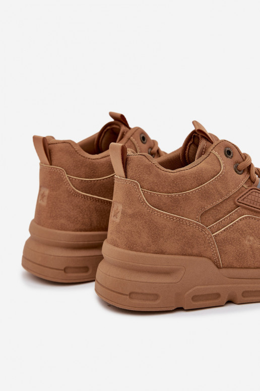 Scarpe modello sneakers Deveschio Big Star SS174281 HI-POLY SYSTEM colore marrone