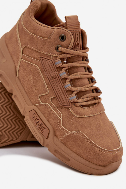 Scarpe modello sneakers Deveschio Big Star SS174281 HI-POLY SYSTEM colore marrone