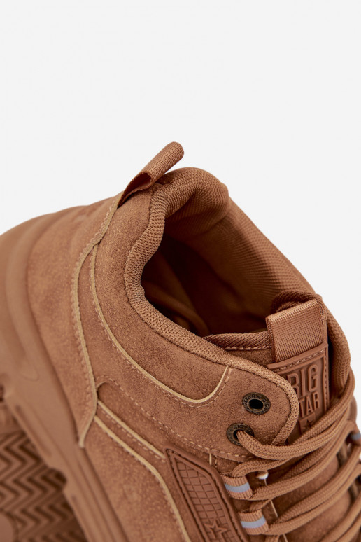 Scarpe modello sneakers Deveschio Big Star SS174281 HI-POLY SYSTEM colore marrone