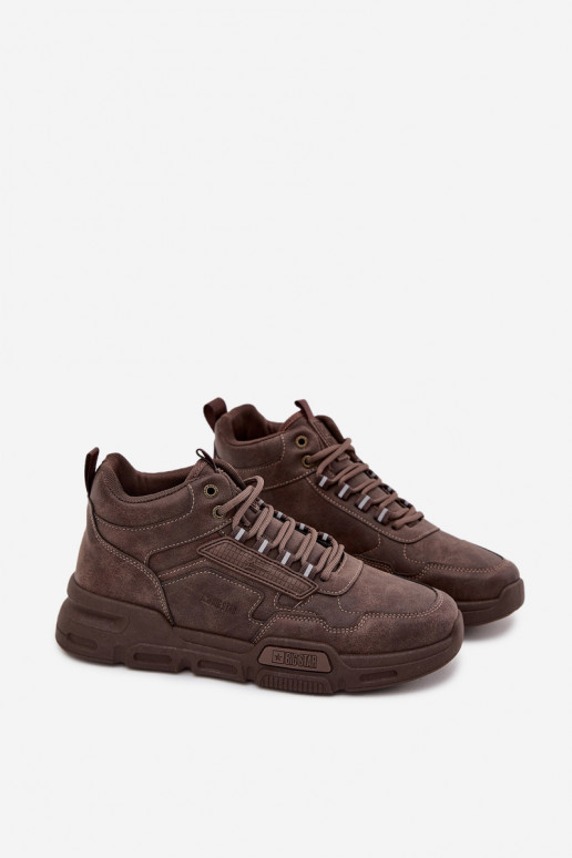 Scarpe modello sneakers Deveschio Big Star SS174283 HI-POLY SYSTEM Deverrone scuro