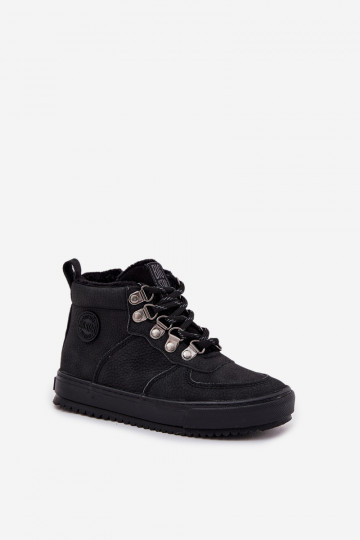 scarponi da trekking scarpe Infantile riscaldamento Big Star SS374075 colore nero