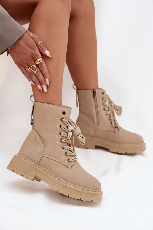 Femminile Stivaletti da lavoro Al Castello beige Tirina