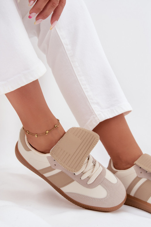 Basso Scarpe modello sneakers FemminileINyAiniętym Językiem beige Ardira