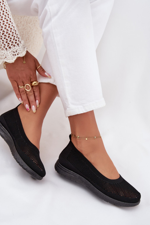 griglia Ballerine Femminile IN SportoAym Stylu colore nero Virella