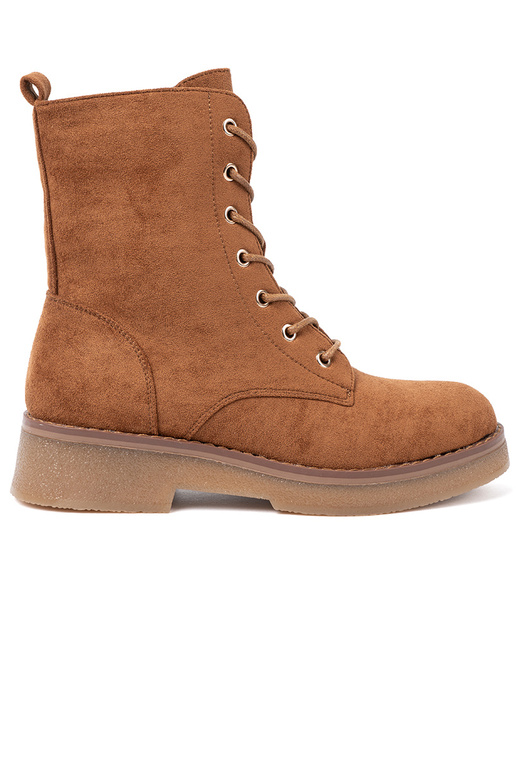 Conveniente stivali da equitazione alti A kolorze karmeloAym su suola piatta