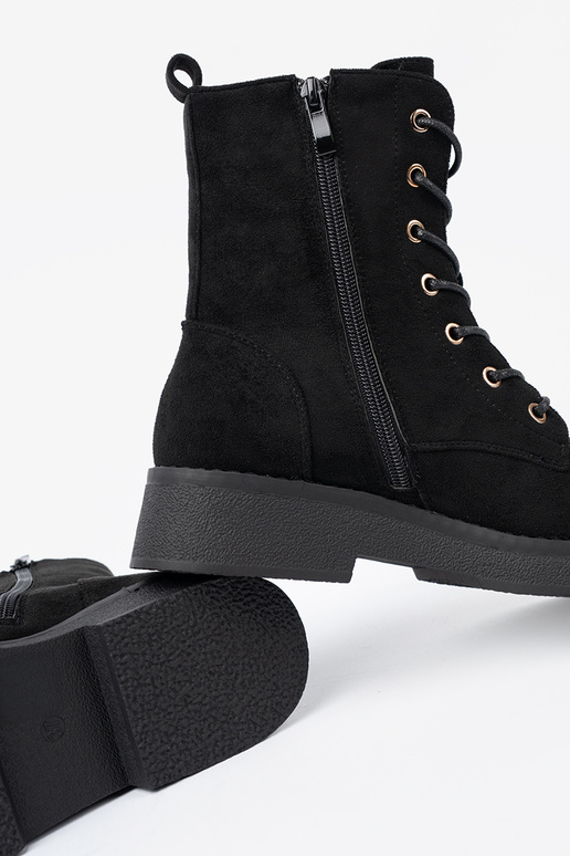 Conveniente stivali da equitazione alti A kolorze colore nerom su suola piatta Conveniente stivali da equitazione alti A kolorze colore nerom su suola piatta