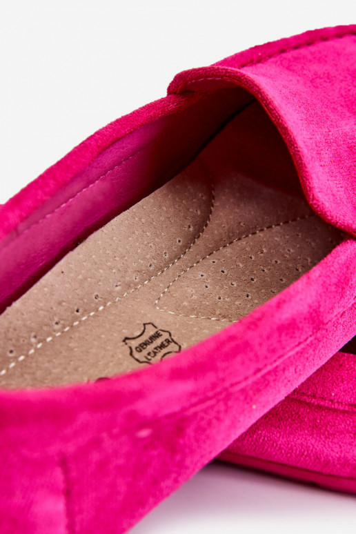 Mocassini in pelle scamosciata Femminile colore rosa Morreno Mocassini in pelle scamosciata Femminile colore rosa Morreno