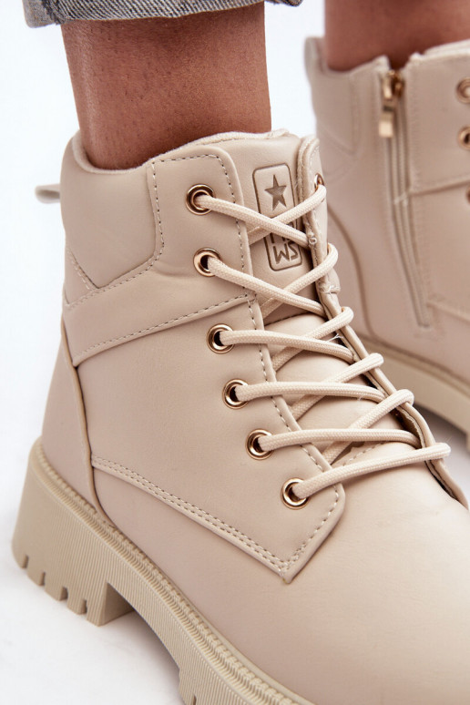 Femminile scarpe con cerniere riscaldamento beige Gremiva Femminile scarpe con cerniere riscaldamento beige Gremiva