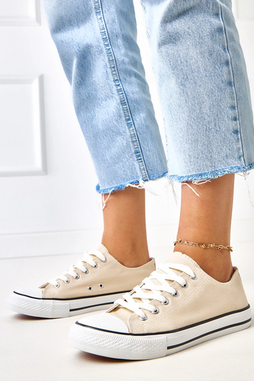 Scarpe sportive classiche da donna in beige Zurhat