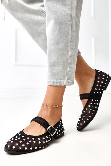 Ballerine nere in rete con... 2