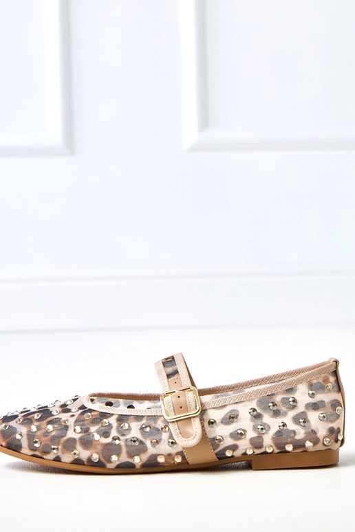 Ballerine in rete a motivo leopardato... Ballerine in rete a motivo leopardato...