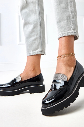 Mocassini neri in vernice... 2