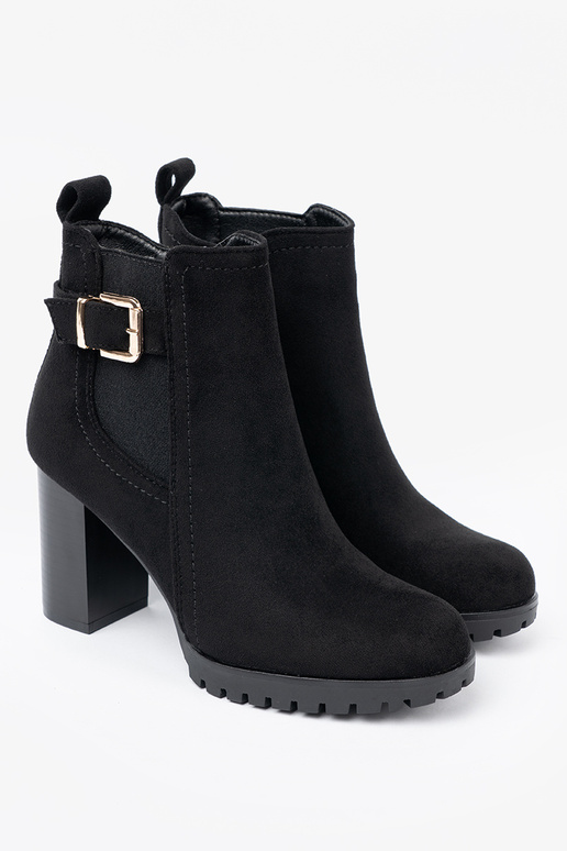 colore nero stivali con fibbia decorativa colore nero stivali con fibbia decorativa