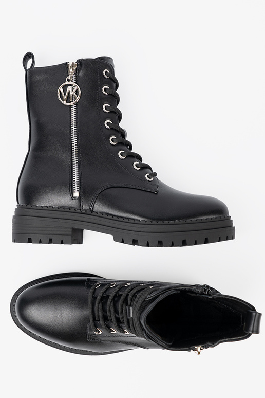 Elegante colore nero stivali da equitazione alti z metaloAym detalem Elegante colore nero stivali da equitazione alti z metaloAym detalem