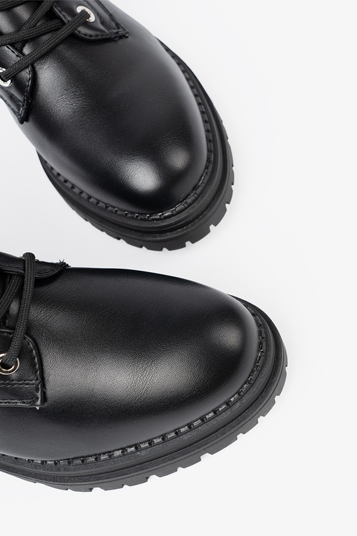 Elegante colore nero stivali da equitazione alti z metaloAym detalem Elegante colore nero stivali da equitazione alti z metaloAym detalem