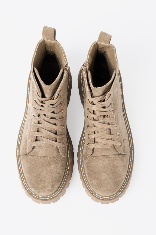 beige stivali da equitazione alti con il cuore i grubą podeszAą