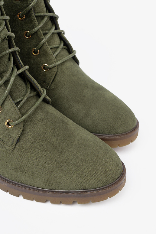 colore verde Scarpe da donna allacciato colore verde Scarpe da donna allacciato